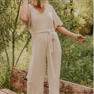 Roolee Pinstripe Jumpsuit